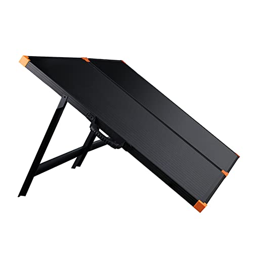 APUM Kit de Panel Solar Plegable de 200 W, batería Solar de Cargador Solar portátil monocristalino, para estación de energía portátil, generador Solar, al Aire Libre