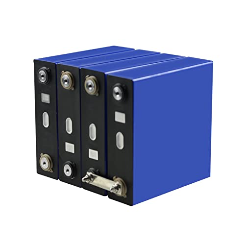 Batería de Litio Batería LiFePO4 120Ah 3.2V Paquete de baterías de Iones de Litio 48V 96V for Paneles solares de Barcos Carretilla elevadora Carrito de Golf (Color : 4PCS)
