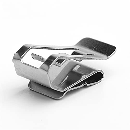 Clips de Alambre de Abrazadera de Cable de Acero Inoxidable Sus 304 Clips de Cable de Alambre Solar universales for estructuras de Paneles solares Que montan Clips de gestión de Alambre Solar