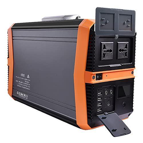 Estación de energía portátil, 1000W/1500W Pico de potencia 2000W/3000W Generadores y energía portátil Bancos de energía portátiles 273000mAh/417600mAh Generadores para exteriores onda sinusoidal
