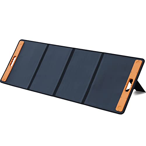 FIREFLY ENERGY Panel Solar Plegable 100W 12V Kit de Panel Solar Monocristalino con Salida USB DC Panel Solar Portátil al Aire Libre Para Estación de Energía Caravana RV Boot Camper