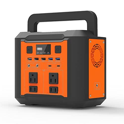 Fuente de alimentación de batería de Respaldo de 80000 mAh,Estación de energía portátil 296Wh Generador Solar 300W / Salida de CA,para Viajes al Aire Libre Camping Emergencia casa RV