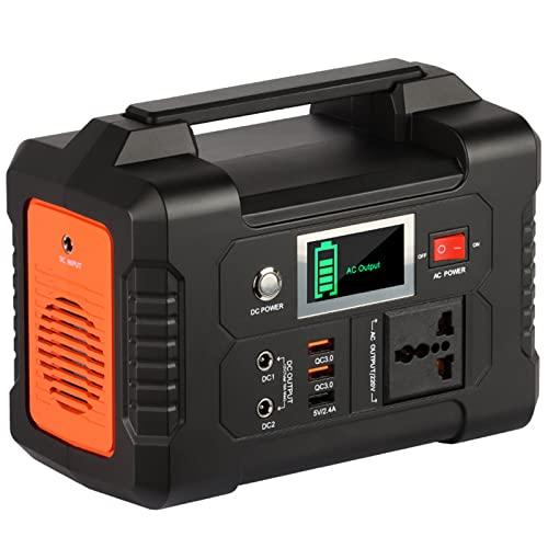 Generador Solar Portátil 200W Estación De Energía Batería De Litio 151WH Salidas De AC DC USB QC3.0 Grupo Electrógeno De Emergencia Para Camping Exterior Casa Caravana