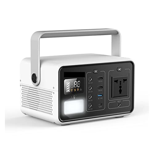 Generadores móviles para exteriores Cargador de batería de generador Solar de 110-220V y 200W, estación de energía Solar portátil de 60000mAh, fuente de alimentación de energía for exteriores, 222Wh (