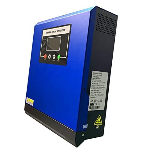 HEMSZ Inversor Híbrido Solar 6600W 230V 100A, Inversor Híbrido 48V-HVM6.6K-100A MPPT Inversor Solar con Módulo WiFi, 99% De Eficiencia De Conversión, Onda Sinusoidal Pura For Red Independiente