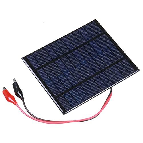 LiuSj JUnSt Panel Solar de 20W Panel Solar de células solares de 12 V para Bomba de Ventilador de lámpara para el Cargador de jardín de Campamento al Aire Libre Suministro de baterías al Aire Libre