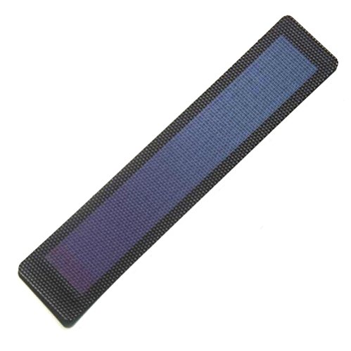 NUZAMAS Panel solar flexible mini película delgada cargador de batería de energía solar carga Ciencia Hogar Proyectos DIY 1.5V 0.7W | 270 mm x 55 mm