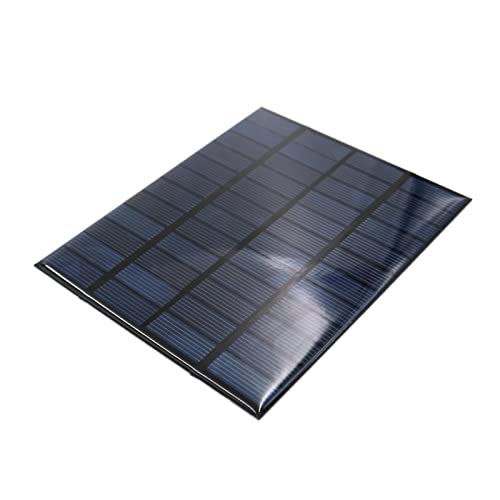 Panel Solar de Alta eficiencia 1pcs 12V 2W Mini Panel Solar Células solares DIY para teléfono Celular Ligero Juguetes Cargadores Banco de energía portátil Células solares al Aire Libre para RV Marine