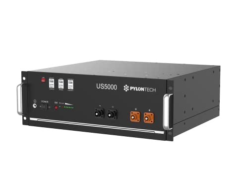 Pylontech US5000C - Batería de iones de litio (4,8 kWh, 48 V, por Voltacon Solar Off Grid Hybrid y Wind
