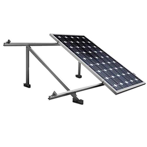 Sunne Solar - Kit Triángulo para suelo, de 1 módulo, en posición vertical, para placas solares, panel solar, placa foltovoltáica