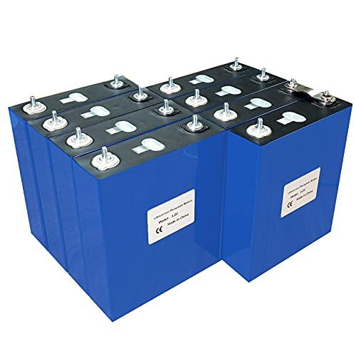 VARADOMO 4 / 8PCS Grado A 3.2V 200AH LIFEPO4 Batería 12V 24V Litio de Hierro fosfato,4PCS