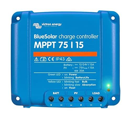 Victron Energy - Regulador de carga Bluesolar Mppt 75/10, 75/15 E 100/15 (Mppt 75/15)