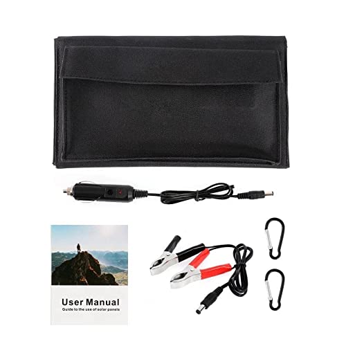 WANGXIAOLI 10 0w qc3.0 Paquete Solar monocristalino de Carga rápida Paquete Plegable Sistema Solar portátil Kit de Sistema Solar células solares Panel de Carga de Emergencia