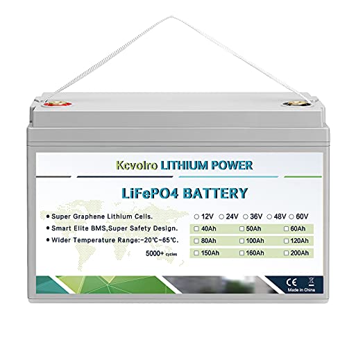 12V 100Ah Lifepo4 baterías de litio Hasta 7000 ciclos profundos para carrito de golf Solar RV Camper Batería marina y más aplicaciones con protección de baja temperatura