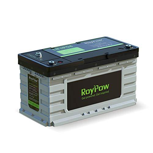 12V 105Ah Ciclo Profundo LiFePO4 batería, RoyPow 3500-8000 ciclos de Vida recchargeable Car Lithium Iron fosfato batería,