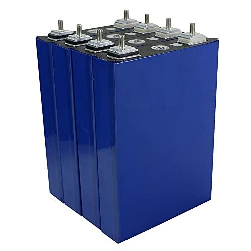 4/8 UNIDS NUEVO 3.2V 100AH ciclo profundo Batería Lifepo4 + Pieza de Conexión Celdas de Fosfato de Hierro de Litio Paquete de Carga Solar 12V/24V para Barco RV Carro Sistema UPS,4pcs,12V 100AH