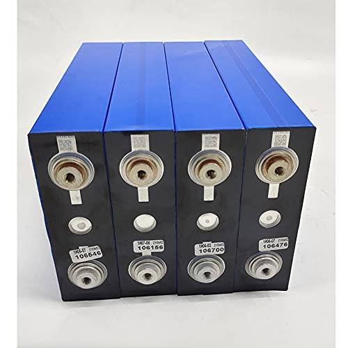 ASD321 Nuevo 3.2V 100Ah Lifepo4 batería DIY 12V-48V 100AH celda fosfato de Hierro y Litio para Sistema Solar (Color : 4pcs)