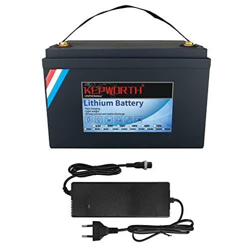 Batería de 12V 120AH ​​LiFePO4 Grado A Celdas con ciclo profundo BMS más de 10000 veces, adecuado para solar, RV, remolque, motor de arrastre, barco, serie de soporte y paralelo