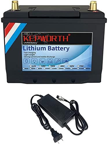 Batería de 12V 80AH ​​LiFePO4 Grado A Celdas con ciclo profundo BMS más de 10000 veces, adecuado para solar, RV, remolque, motor de arrastre, barco, serie de soporte y paralelo
