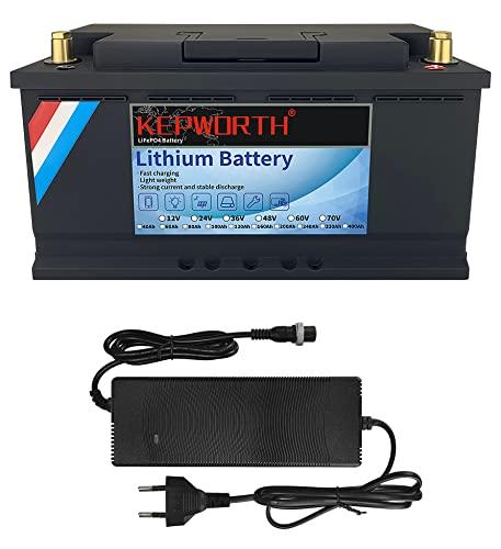 Batería LifePo4 12 V 100 Ah 3000 – 7000 Deep Cycles con BMS Lithium Iron para RV Campers Solar Marine Caravans Golf Carts Energy Reserve Power Supply Emergency Lighting Inckude Charger