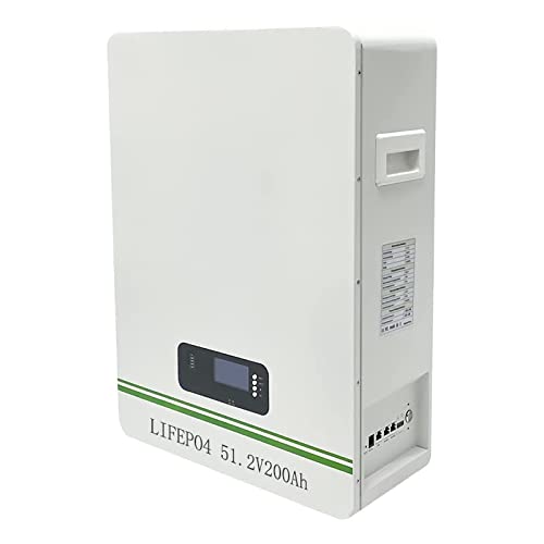 Batería Lifepo4 48v 100AH ​​200ah Powerwall 5kw Lifepo4 Batería Nueva categoría Batería Torage de energía montada en la Pared con BMS RS485 6000 + ciclos (Color : 51.2V100AH)