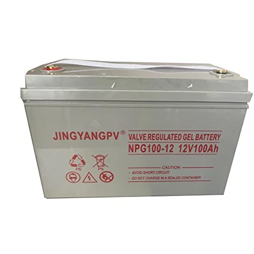 Batería Recargable 100AH 12V Gel Batería Mantenimiento sin batería de Litio Sistema de luz Solar