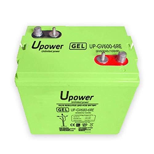 Batería Solar Gel 600Ah / 6v UP-GV600-6RE