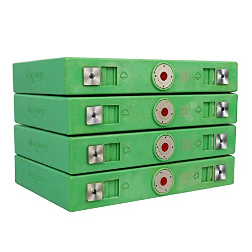 Célula de Hierro de Litio Solar de Bricolaje, batería Recargable Lifepo4 de 3.2V 100AH, for Carro de Golf de Furgonetas de Barco de 12V 24V 48V (Color : 4PCS)