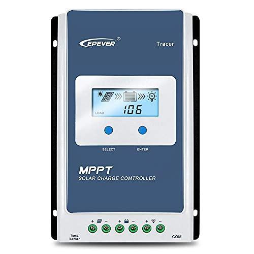 EPEVER Controlador de carga solar MPPT Regulador (30A)