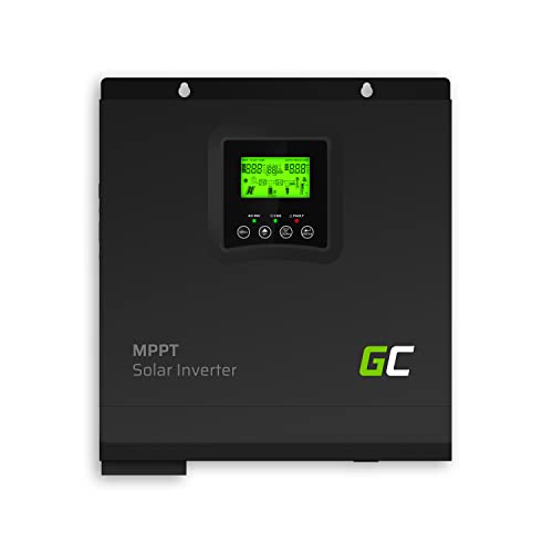 Green Cell® 3000W/6000W 3kW 24V 220V/230V Onda Pura Solar Inversor Inverter con controlador de carga Regulador Solar Charger MPPT Cargador Fotovoltaico Convertidor de poder, Trasformatore