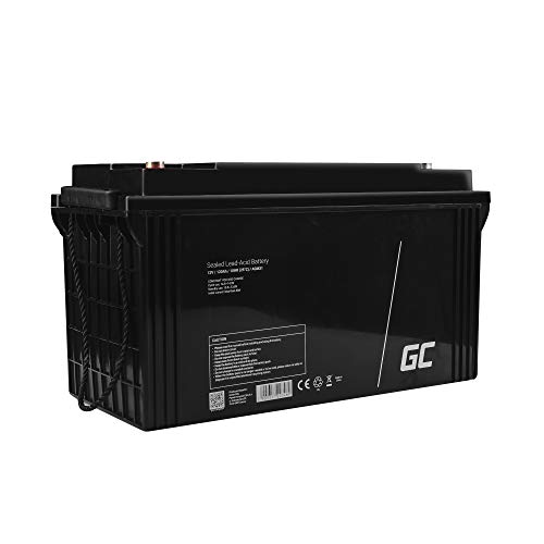 Green Cell Recambio de Batería Gel AGM 12V 120Ah Rechargeable Pila Sellada de Plomo ácido batería sin Mantenimiento Batería de Reemplazo para Fotovoltaica Paneles Camper Carro de Golf Solar