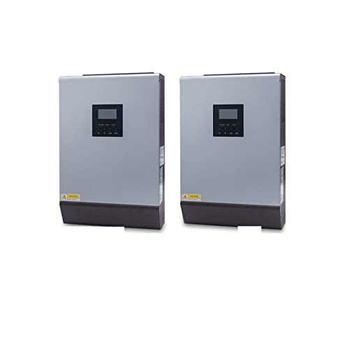 HengYun art Inversores solares 1 0KVA 8000W Inversor Solar híbrido Incorporado PWM 50A El Controlador de Carga Solar Trabaja con 48V de Soporte de batería paralela 6 Unidad