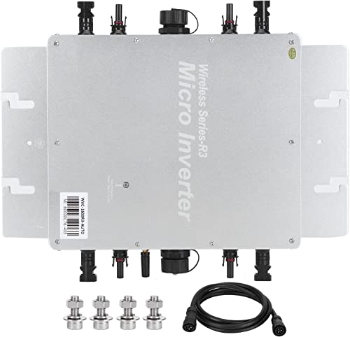 Inversor de conexión a Red Solar Microinversor de 1600 W Sistema Sistema de energía Solar fotovoltaica Inversor de energía, identificación automática y Resistente al Agua IP65