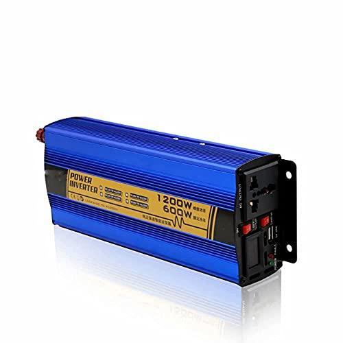 Inversor de Onda senoidal Pura, inversor Solar 12V 24V 48 a 220V600W1200W, fotovoltaico polivalente, hogar, Coche (1200w 48V)