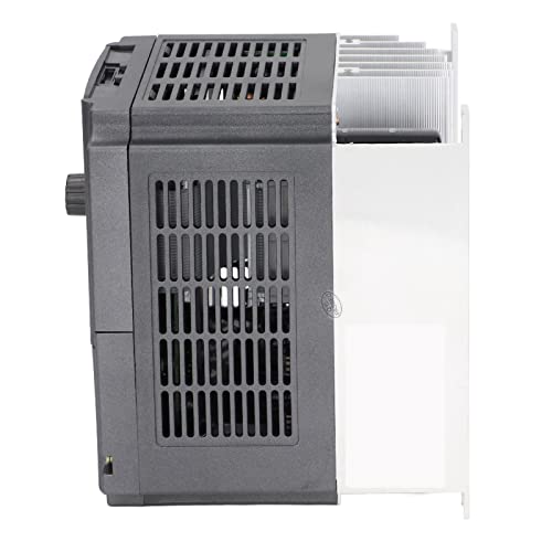Inversor Fotovoltaico Solar, Base de Enfriamiento de Aluminio DC200-400V a AC 0-220V Controlador de Frecuencia Variable Pantalla de Tubo Digital Rojo para Bomba de Agua