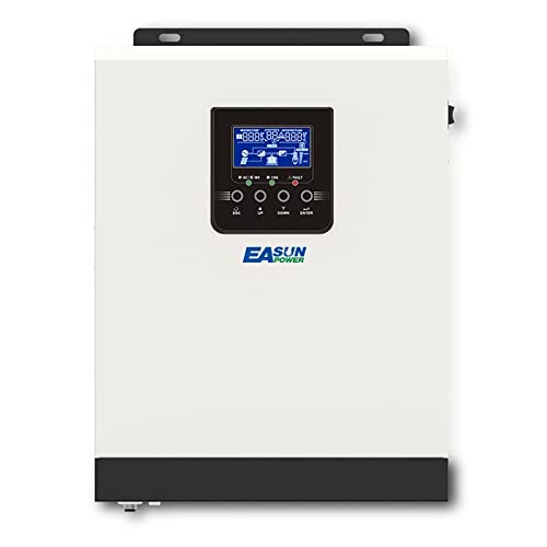 Inversor Solar POWLAND 3000VA 2400W inversor Fuera de la Red 220V 230V Controlador Solar Integrado 40A MPPT Cargador de CA inversor híbrido de Onda sinusoidal Pura