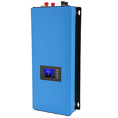 Kudoo Inversor de Conexión a Red - Inversor de Energía de Turbina Eólica - Inversores de Energía Eólica - Inversor de Onda Sinusoidal Pura - 2000W 220V(Sin LIMTER con WiFi)