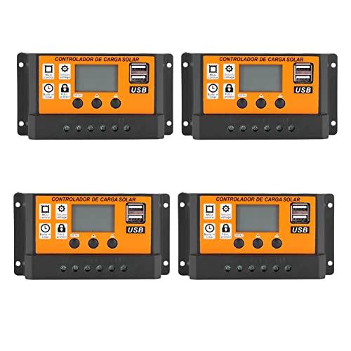 KVSERT 4X 100A MPPT Regulador de panel solar Controlador de carga Auto Focus Tracking 12V/24V