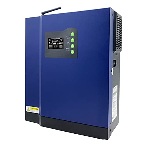 LONGRING Controlador de Carga Solar de 100A MPPT 3KW / 24VDC 5KW / 48VDC Frecuencia de energía Solar de Onda sinusoidal Off-Grid Inverter Inverter Machine Integrated Inverter MPPT,5KW/48VDC