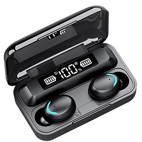 Mini auriculares Bluetooth 5.0 WiFi Batería de larga duración, tiempo de reproducción de 35 horas. Excelente control táctil. Envío rápido desde Dresen. Para iPhone/Android.