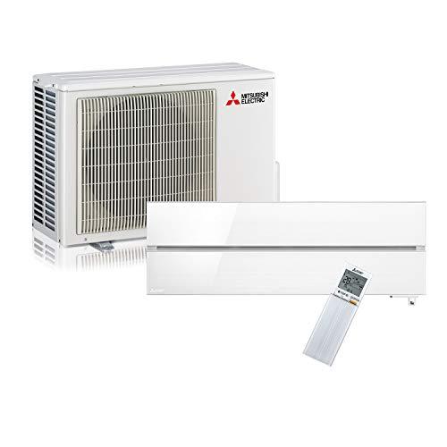 Mitsubishi Electric MSZ-LN25VGV-E1 - Kit de aire acondicionado inversor Monosplit Bomba de calor compuesta interior y unidad exterior Potencia 2,5 kW (9000 BTU), 230 V, Pearl White