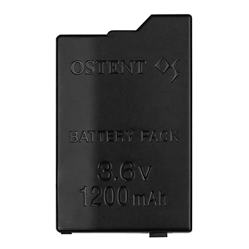 OSTENT Alta Capacidad Calidad Real 1200mAh 3.6V Recargable Batería Paquete Reemplazo Litio Ion para Sony PSP 2000/3000 PSP-S110 Consola