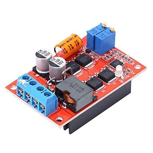 Regulador del panel solar, MPPT Regulador del panel solar Controlador de carga de batería solar 5A DC 8-28V entrada Voltaje DC DC 5-26V transmisión continuamente variable