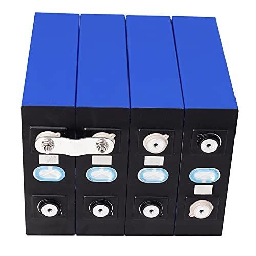 RIYIFER Batería de celda Profunda prismática de fosfato de Hierro y Litio LiFePO4 de 12 V y 280 Ah, Adecuada para almacenar energía Solar, repuestos para el hogar, etc,4pcs,3.2V/280Ah
