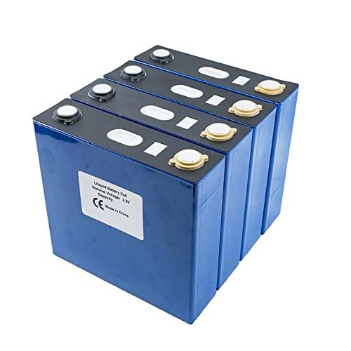 SCAPH Lifepo4 100Ah 4PCS Batería Recargable 3.2V Grado A Litio Hierro Fosfato Células solares Almacenamiento de energía UE EE. UU. Libre DE IMPUESTOS,4PCS