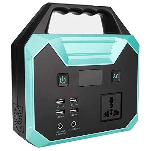 SSCYHT Acumulador Energía Portátil 40800mAh Fuente Alimentación Generador Solar Paquete Batería Respaldo Emergencia Portátil con Linterna LED para Viajes Aventuras Hogar Apagones,220v