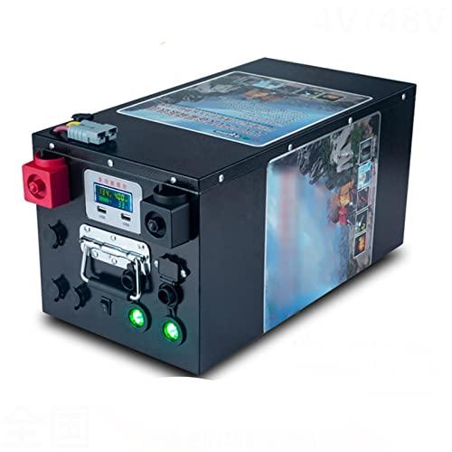 TGHY 1000-100AH Batería de fosfato de Hierro y Litio 12V Batería LiFePO4 Paquete de batería de Iones de Litio 12V Paquete de batería de Litio Recargable Ciclo 3000 RV,12v200ah