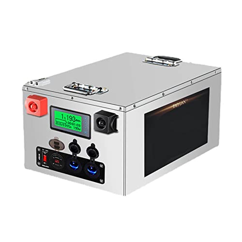 TGHY 150AH 200AH 250AH 300AH LiFePO4 Bateria 12V Bateria Litio Fosfato de Hierro y Litio Energía de Emergencia con más de 3500 de Ciclo Profundo y BMS para RV, Solar, Camping,12v150ah
