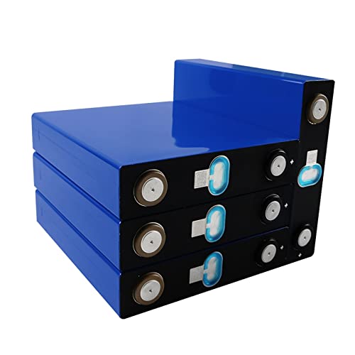 TUTUTI Batería de Litio 4-32PCS 3.2V Lifepo4 173Ah Batería DIY Paquete de batería Recargable Inversor 12v 24v Sistema de Ahorro de energía Solar (Color : 4PCS)