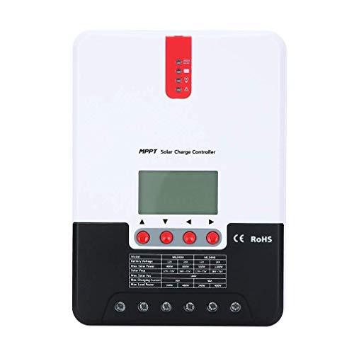 vFound MPPT Controlador de carga solar Pantalla LCD de 12V / 24V que identifica automáticamente el voltaje del sistema para un regulador inteligente(30A)